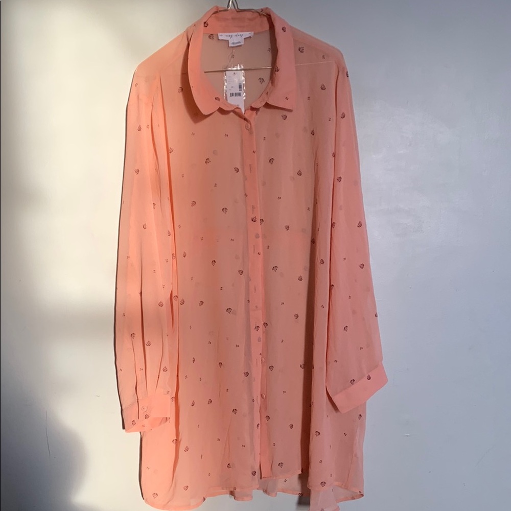 Peach Tunic Top
